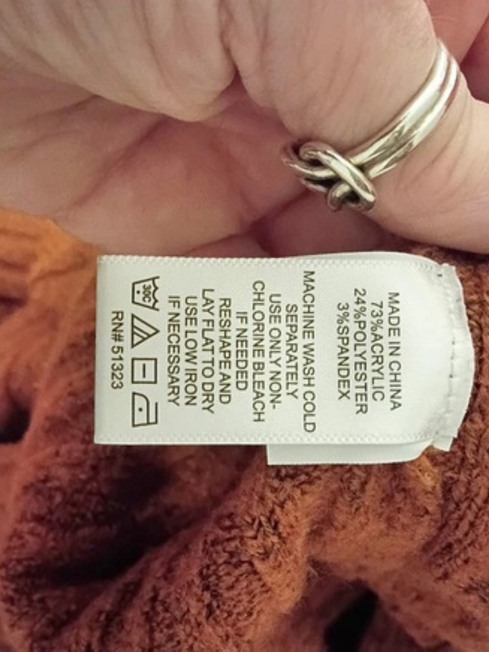 1.STATE Ribbed Button Front Cardigan Size Medium - Picture 7 of 7